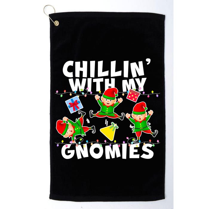 Chillin' With My Gnomies Golf Towel