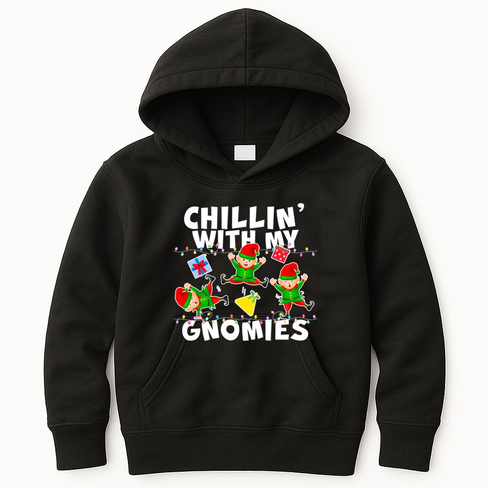 Chillin' With My Gnomies Kids Hoodie