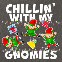 Chillin' With My Gnomies Cotton Canvas Backpack