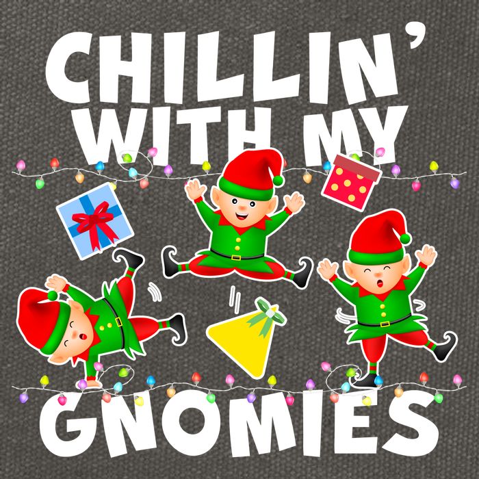 Chillin' With My Gnomies Cotton Canvas Backpack