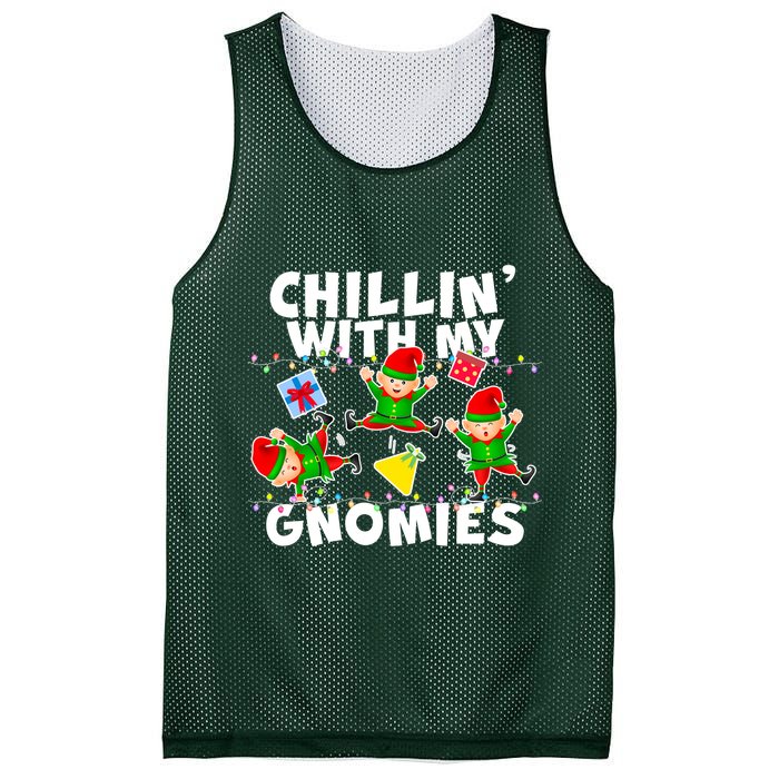 Chillin' With My Gnomies Mesh Reversible Basketball Jersey Tank