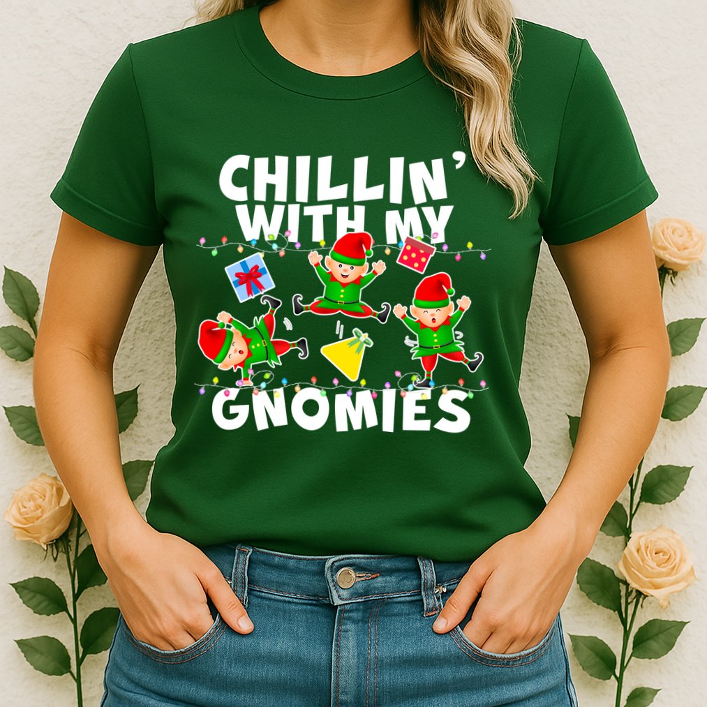 Chillin' With My Gnomies Womens T-Shirt