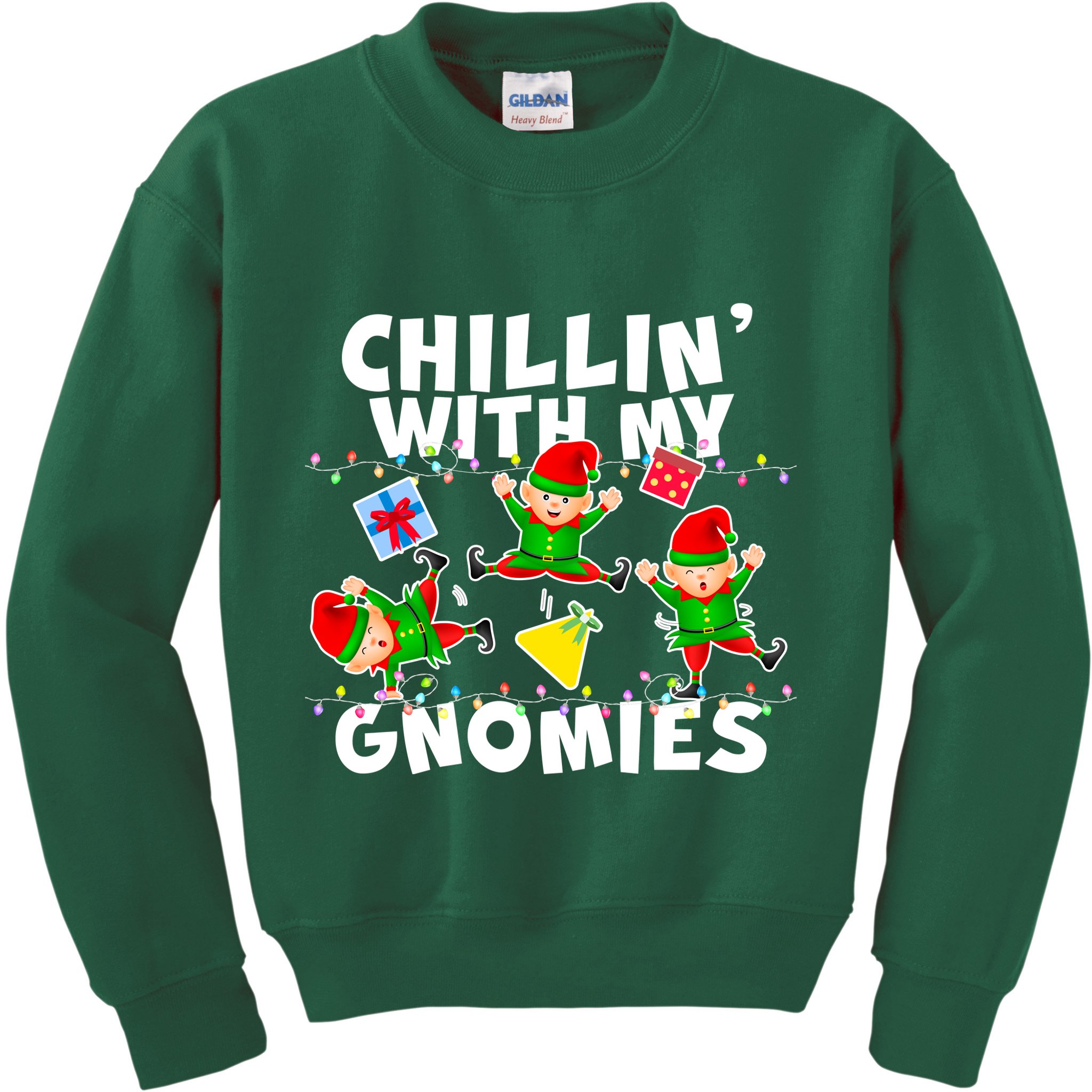 Chillin' With My Gnomies Kids Sweatshirt