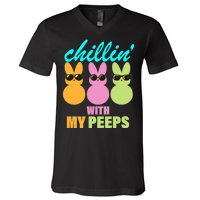 Chillin' With My Peeps V-Neck T-Shirt