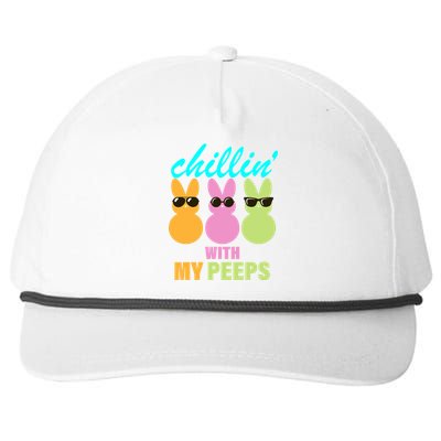 Chillin' With My Peeps Snapback Five-Panel Rope Hat