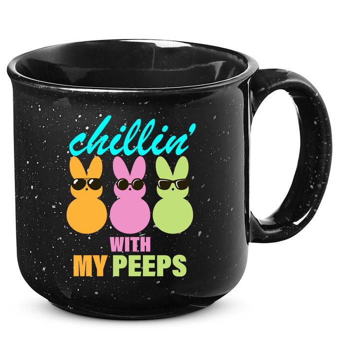 Chillin' With My Peeps 15oz Campfire Ceramic Mug