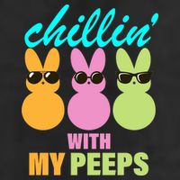 Chillin' With My Peeps 25L Jumbo Tote