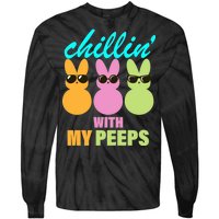 Chillin' With My Peeps Tie-Dye Long Sleeve Shirt