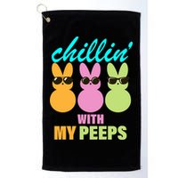 Chillin' With My Peeps Golf Towel