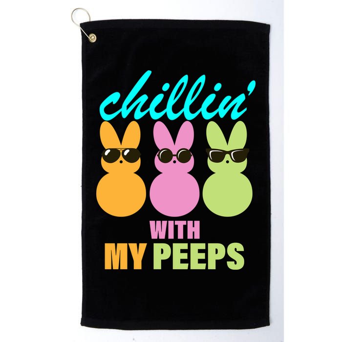Chillin' With My Peeps Golf Towel