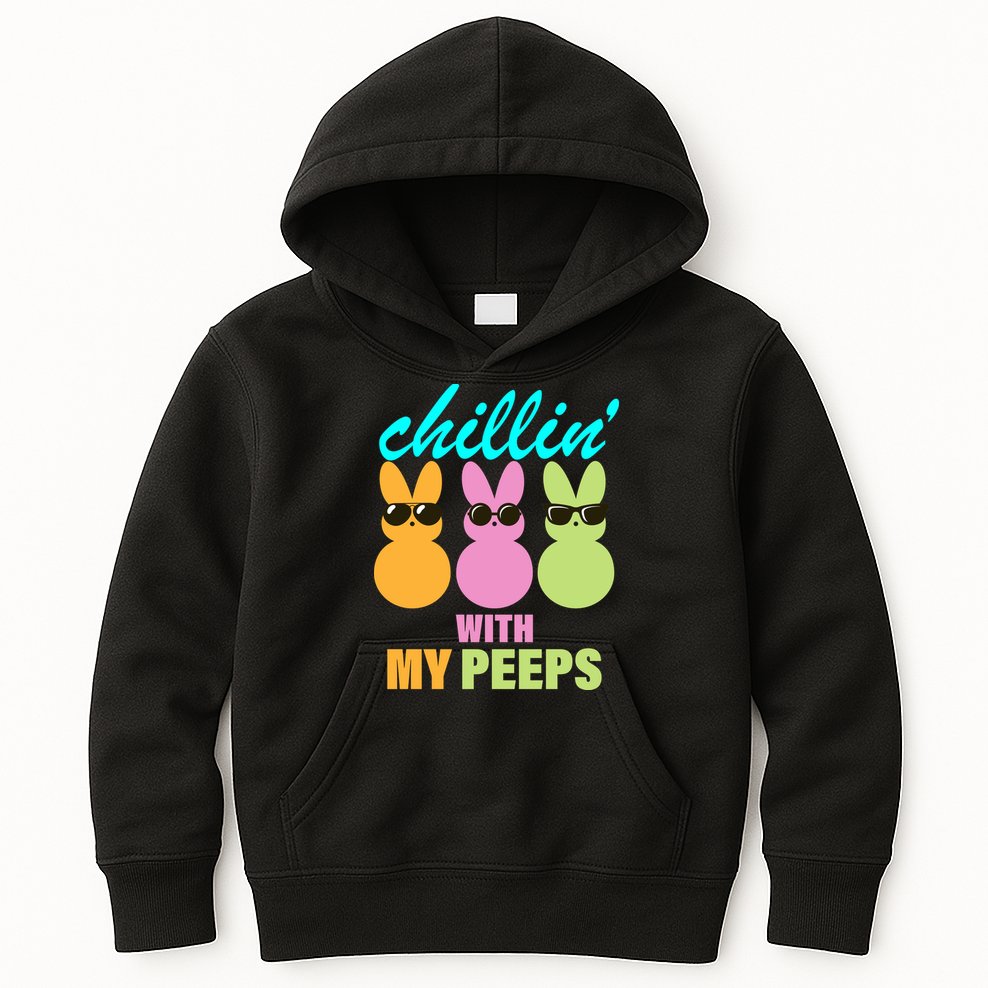 Chillin' With My Peeps Kids Hoodie