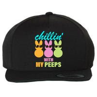 Chillin' With My Peeps Wool Snapback Cap