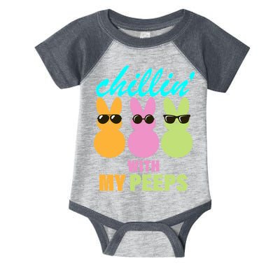 Chillin' With My Peeps Infant Baby Jersey Bodysuit