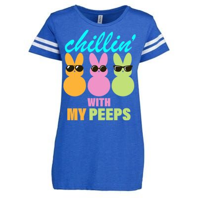 Chillin' With My Peeps Enza Ladies Jersey Football T-Shirt