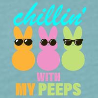 Chillin' With My Peeps Sueded Cloud Jersey T-Shirt