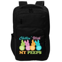 Chillin With My Peeps Easter Rabbits Impact Tech Backpack