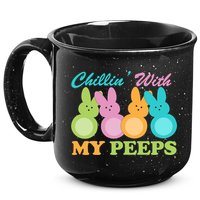 Chillin With My Peeps Easter Rabbits 15oz Campfire Ceramic Mug