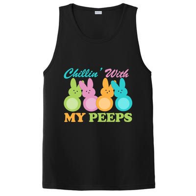 Chillin With My Peeps Easter Rabbits PosiCharge Competitor Tank