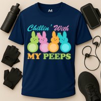 Chillin With My Peeps Easter Rabbits Performance Shirt