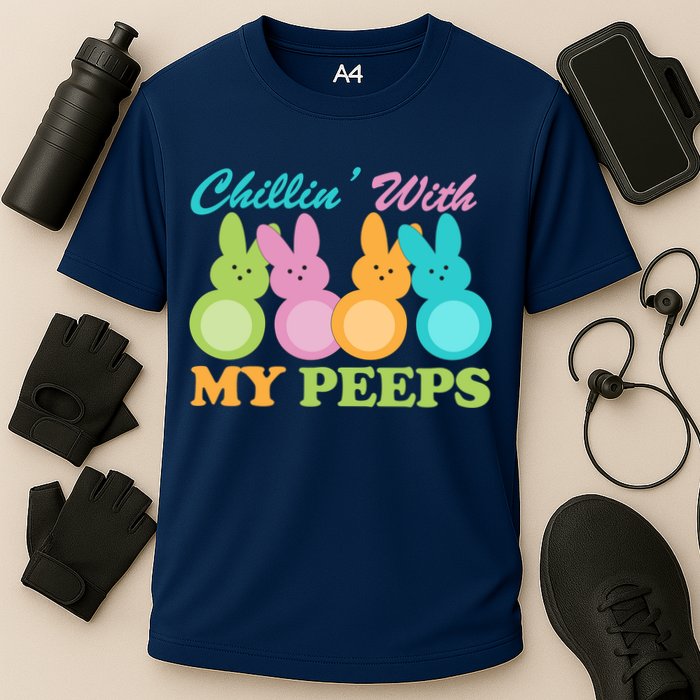 Chillin With My Peeps Easter Rabbits Performance Shirt