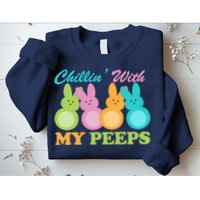 Chillin With My Peeps Easter Rabbits Sweatshirt