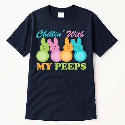 Chillin With My Peeps Easter Rabbits Tall T-Shirt