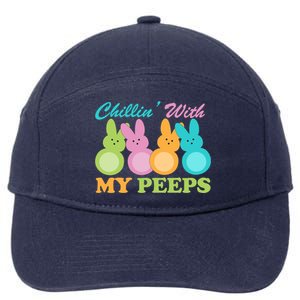 Chillin With My Peeps Easter Rabbits 7-Panel Snapback Hat