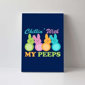 Chillin With My Peeps Easter Rabbits Canvas