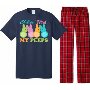 Chillin With My Peeps Easter Rabbits Pajama Set