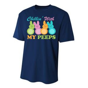 Chillin With My Peeps Easter Rabbits Performance Sprint T-Shirt