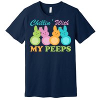 Chillin With My Peeps Easter Rabbits Premium T-Shirt