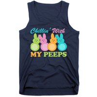 Chillin With My Peeps Easter Rabbits Tank Top