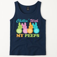 Chillin With My Peeps Easter Rabbits Tank Top