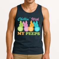Chillin With My Peeps Easter Rabbits Tank Top