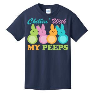 Chillin With My Peeps Easter Rabbits Kids T-Shirt