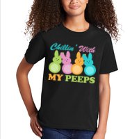 Chillin With My Peeps Easter Rabbits Kids T-Shirt