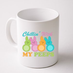 Chillin With My Peeps Easter Rabbits Coffee Mug