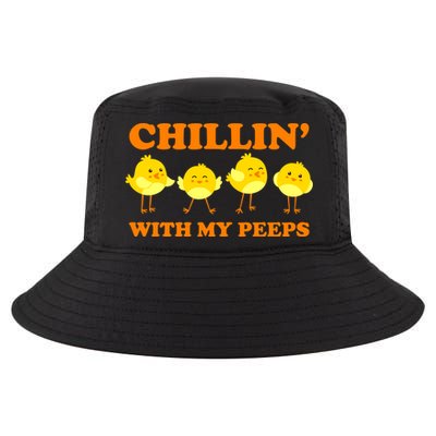 Chillin With My Peeps Funny Easter Cool Comfort Performance Bucket Hat