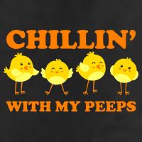 Chillin With My Peeps Funny Easter Cool Comfort Performance Bucket Hat