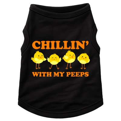Chillin With My Peeps Funny Easter Doggie Tank