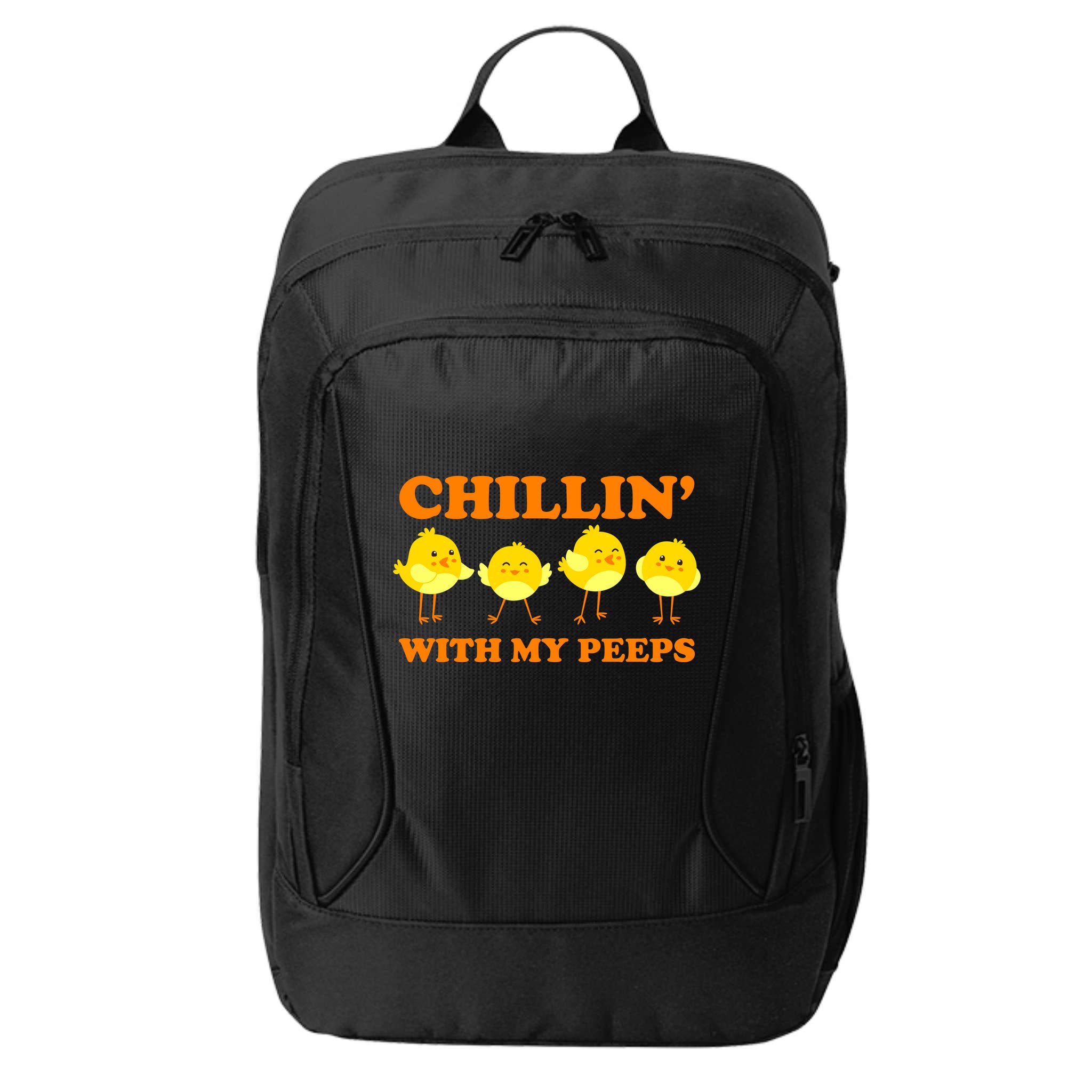 Chillin With My Peeps Funny Easter City Backpack
