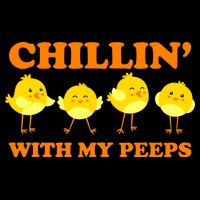 Chillin With My Peeps Funny Easter Backpack