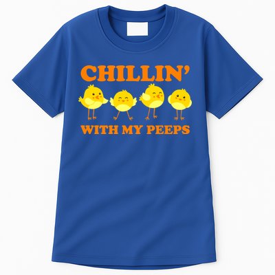Chillin With My Peeps Funny Easter Tall T-Shirt