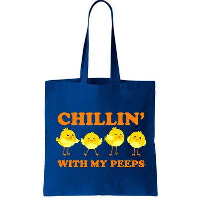 Chillin With My Peeps Funny Easter Bag