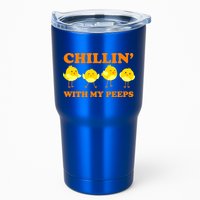 Chillin With My Peeps Funny Easter Tumbler