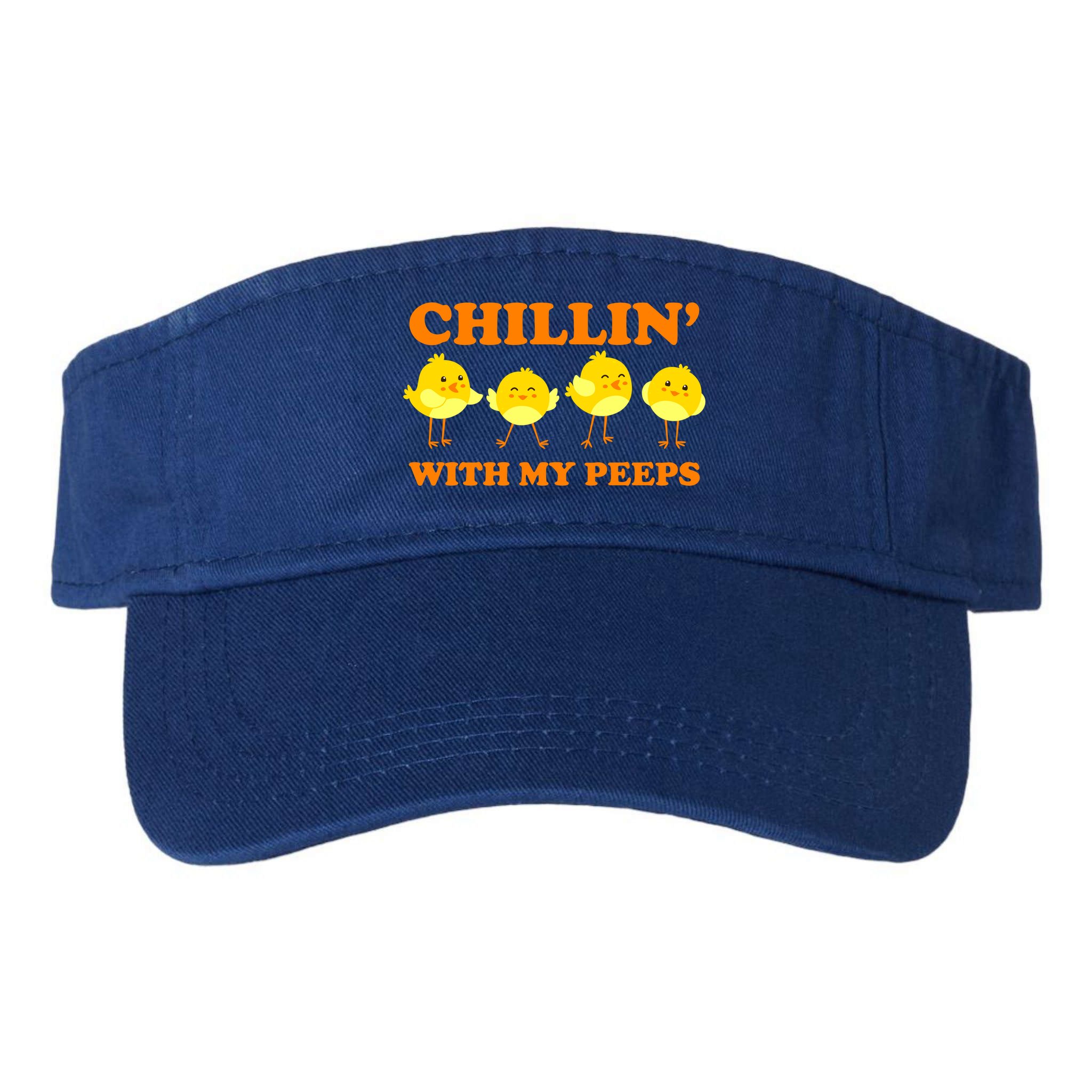 Chillin With My Peeps Funny Easter Visor