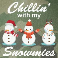 Chillin With My Snowmies Christmas Legacy Tie Dye Trucker Hat