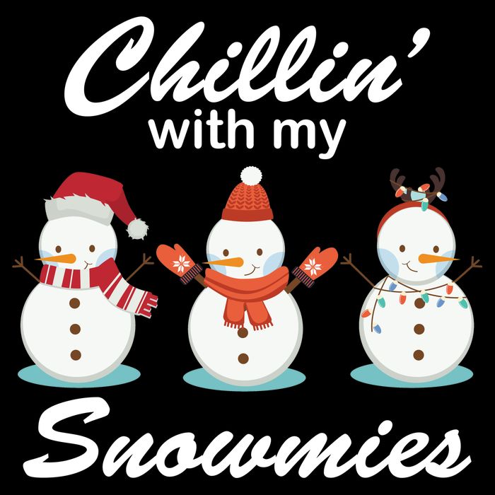 Chillin With My Snowmies Christmas Backpack