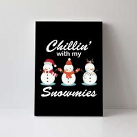 Chillin With My Snowmies Christmas Canvas