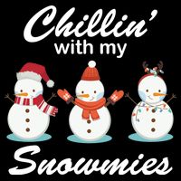 Chillin With My Snowmies Christmas 16 in Basic Backpack